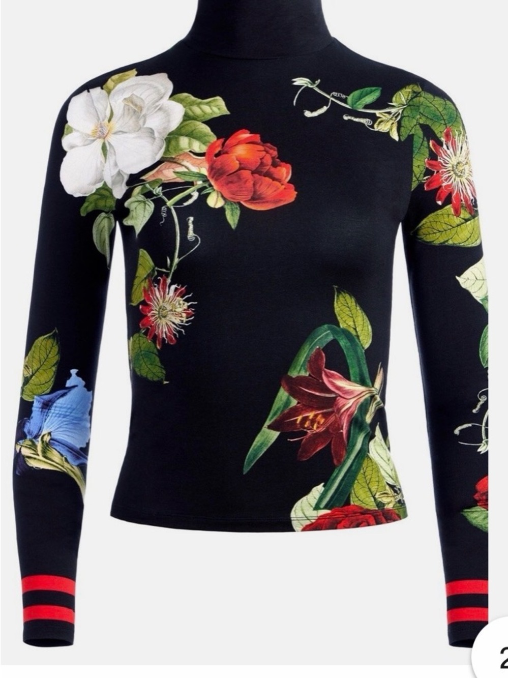 ALICE + OLIVIA Delaina Turtleneck Top